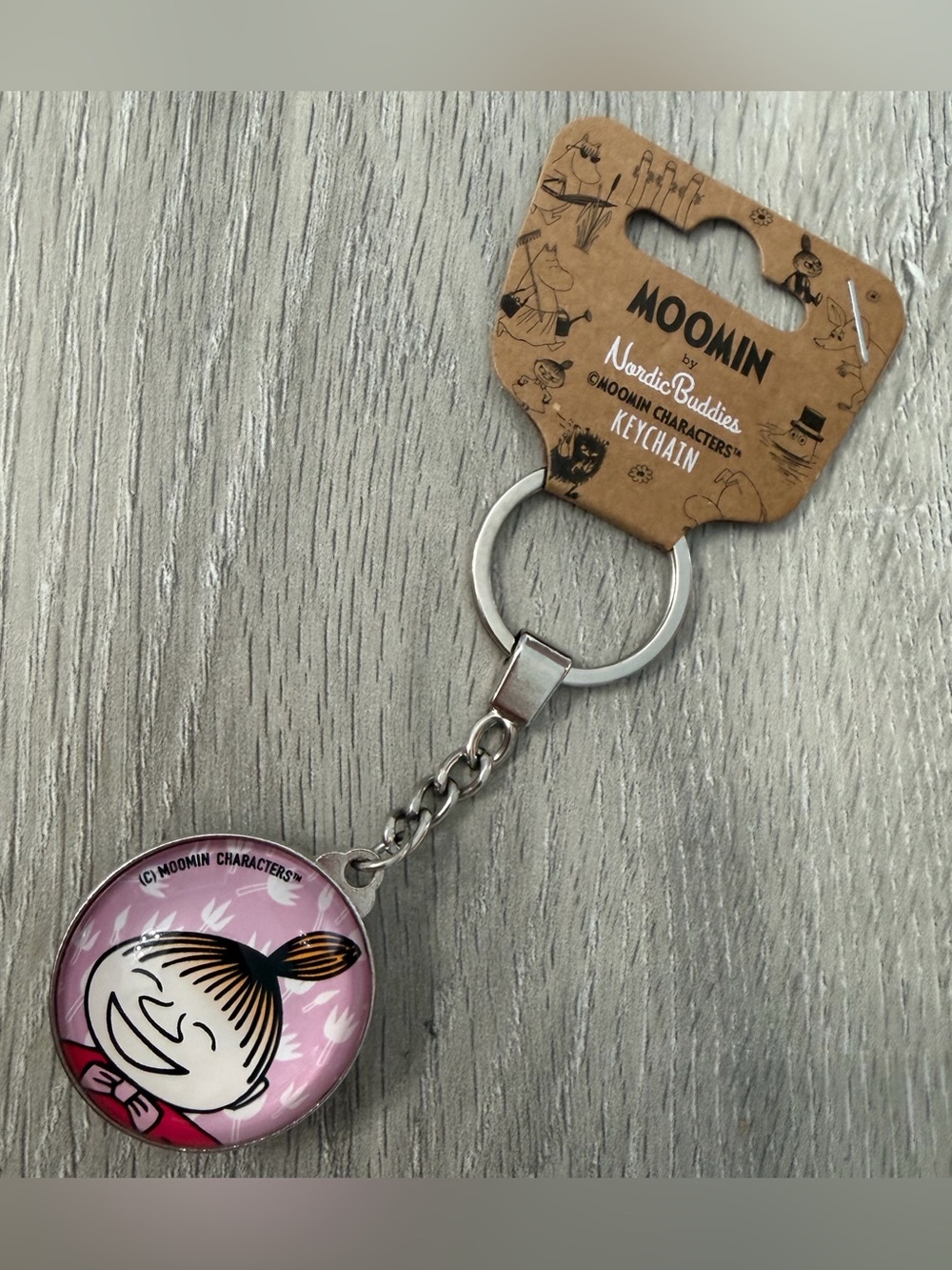New! Moomin Little My NordicBuddies Keychain Pink Character Collectible